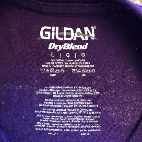 Animal Shelter Volunteer Graphic Tee Adult Size Large Purple Heart Paw Print - Picture 7 of 7